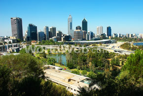 The Perth City Skyline from King's Park