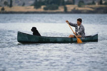 Canoeing Off The Coast