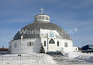 Our Lady of Victory Church, Igloo-shaped Church in Inuvik, Northwest Territories
