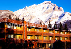An Exterior View of the Banff Aspen Lodge