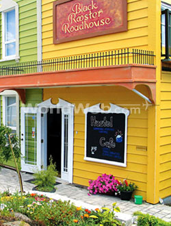 The Welcoming Facade of the BlackRooster Hostel