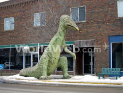 Drumheller Street Dinosaurs, Drumheller, AB