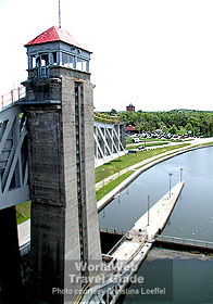 View from the Peterborough Liftlock