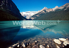 Emerald Waters, Lake Louise, Victoria Glacier, Banff, Alberta, Canada
