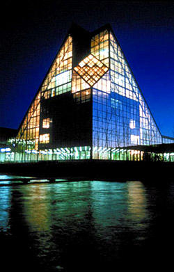 Royal Canadian Mint at Night