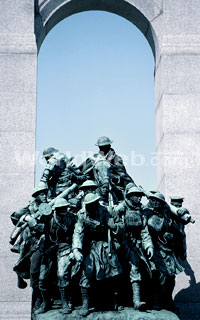 National War Memorial on Confederation Boulevard.
