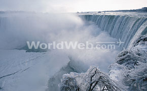 Horseshoe Falls at Niagara in Winter