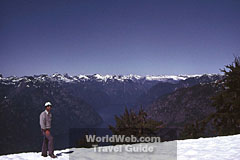 Hiker Near Powell Lake