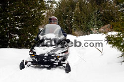 Snowmobiling