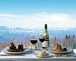  View from Le Massif Mer et Monts Restaurant