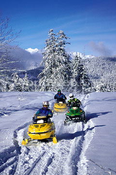 Snowmobiling in the Backcountry
