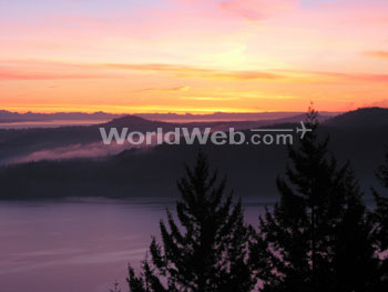 Sunrise on the Malahat