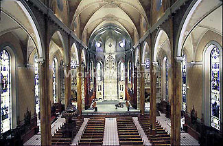 Interior of St. Patrick's Basilica