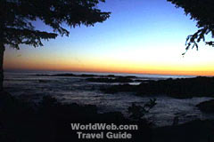 Sunset at Ucluelet