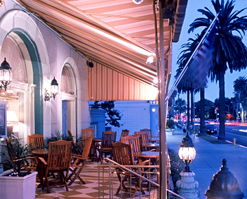 Enjoying a Warm Evening on the Veranda
