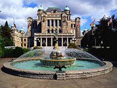The Parliament Buildings in Victoria