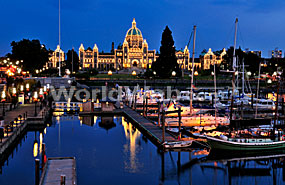 Parliament Building, Inner Harbour, Victoria, British Columbia, Canada