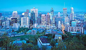 View of Downtown Montreal