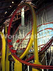 West Edmonton Mall's Mindbender Roller Coaster
