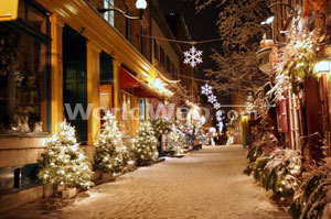 Quebec City in Winter, QC, Canada
