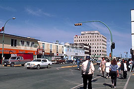 Downtown Yellowknife