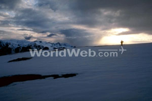 Snowshoeing, Yukon, Canada