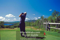 Golfing in Mont-Tremblant