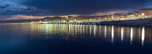 Cannes by night