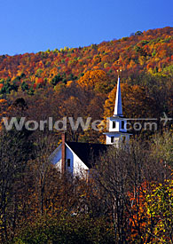New England Village in Vermont, USA
