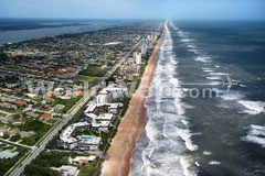 Aerial view of Daytona Beach