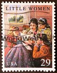 Little Women Postage Stamp