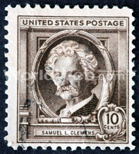 Mark Twain Postage Stamp