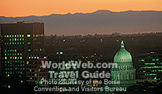Boise Skyline at Sunset
