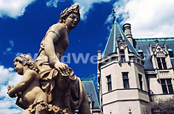 Statues on the Biltmore Estate Grounds