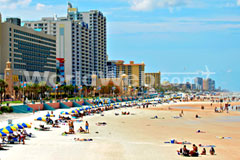 Lounging on Daytona Beach