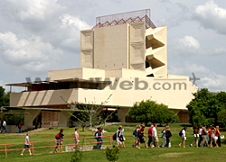 Annie Pfeiffer Chapel at Florida Southern College in Lakeland, Florida