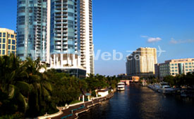 The Riverwalk Leads to the Arts & Entertainment District