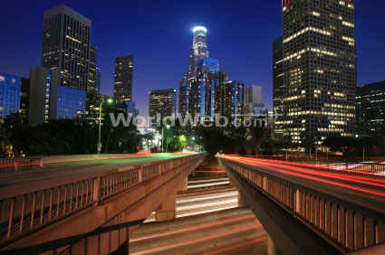 Los Angeles City at night