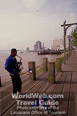 New Orleans street performer