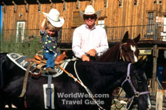 Two Cowboys at Goldfield Ghost Town