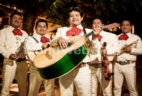 Mexican Band at Cinco de Mayo Celebration