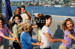 Conga Line Dancing, Miami, FL