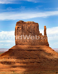 The Left Mitten in Monument Valley near Four Corners
