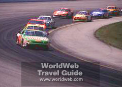 NASCAR racing is a popular American sport.