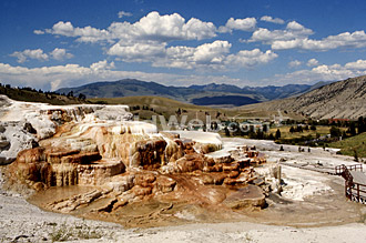 Minerva Terrace at Mammoth Hot Springs