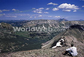 View From Mt. Holmes in the Gallatin Range