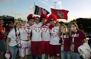 Tailgate Party Outside the Orange Bowl