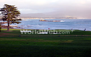View from the Pebble Beach Clubhouse