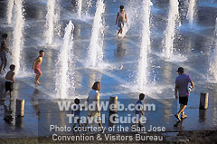 Fountain at Ceasar Chavez Park