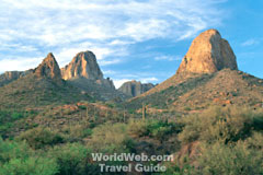 Superstition Mountains west of Mesa